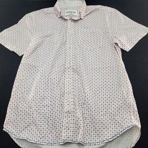 Bonobos Riviera Short Sleeve Men's Shirt Buttondown Print Athletic Fit M 275361